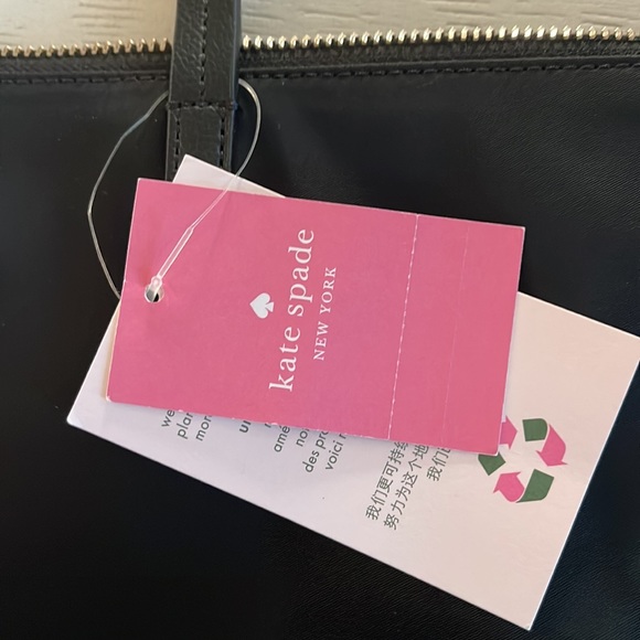 NWT-Kate Spade Nylon Black Tote-Reg-$249 - Picture 4 of 14